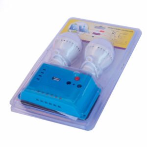 Controlador solar 10A PWM Incluidos dos bombillos LED