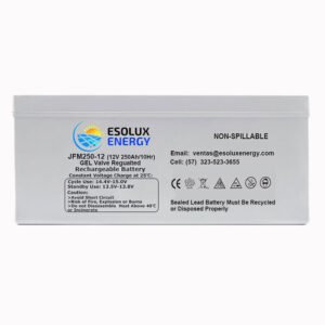 Bateria GEL, 12V, 250Ah