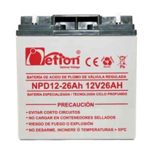Bateria ciclo profundo, 12V, 26Ah